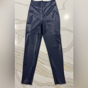 Guess Blue Faux Leather Pants